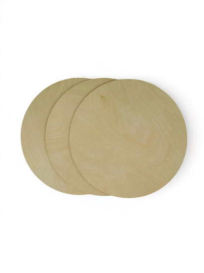 15 inch Baltic Birth Plywood Wooden Crafting Round Cutouts - 1/2inch thick
