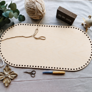 Moses Basket Crochet Base – 10mm Holes | Multiple Sizes | Three Little Cubs Pattern Compatible