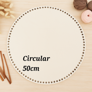 Large 50 cm (19.685") Wood Crochet Base - 1/4" Thick