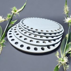 12-Inch Crochet Bases with 12mm Holes - 1/4" - Wholesale