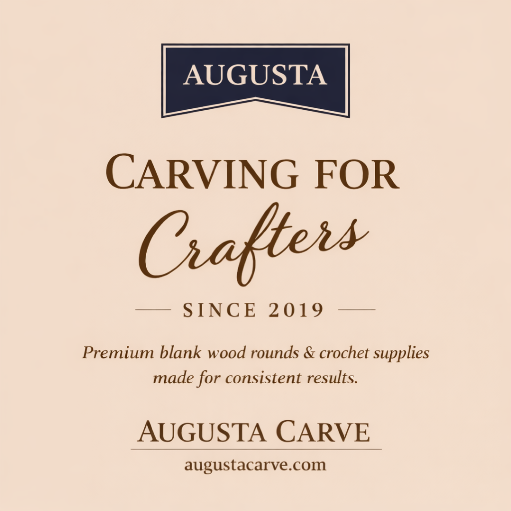 Wooden Crochet Base – 1/4″ Birch Plywood Circle (6″, 8″, 10″ or Set) - Image 7