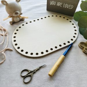 Three Little Cubs Pattern Compatible - Wooden Diaper Caddy Basket Bases