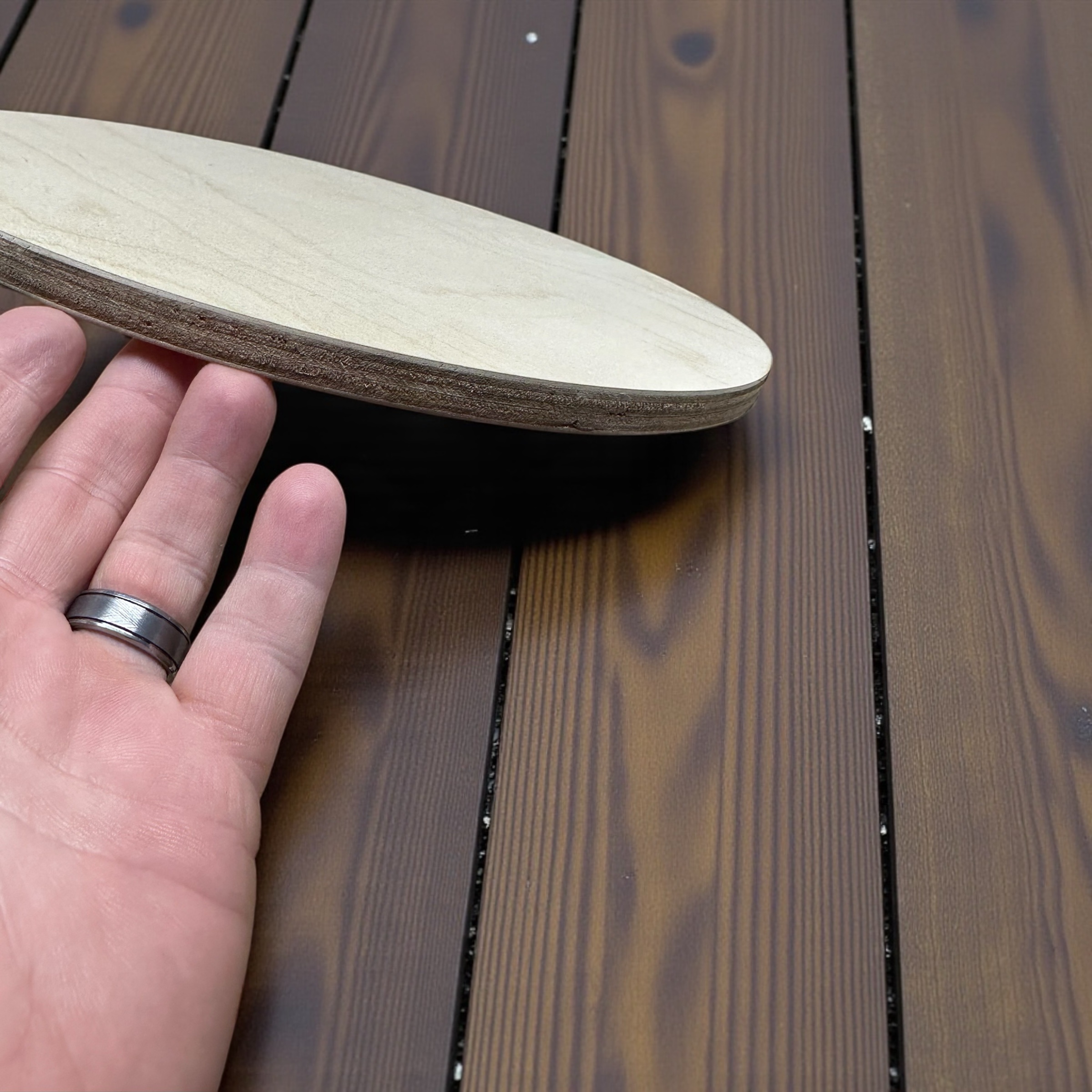 12″ Birch Layered Door Sign Backer | 1/2″ Door Hanger - Image 4