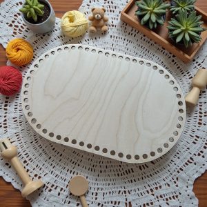 Three Little Cubs Pattern Compatible - Wooden Diaper Caddy Basket Bases