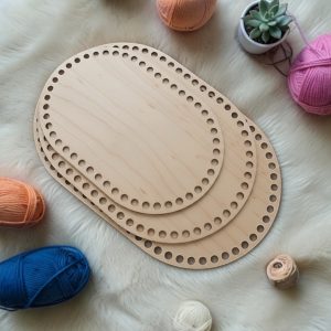 Small Wooden Diaper Caddy Basket Bases — Perfect for Crochet