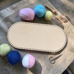 72 × 33 cm Crochet Changing Basket Base | Fits Three Little Cubs