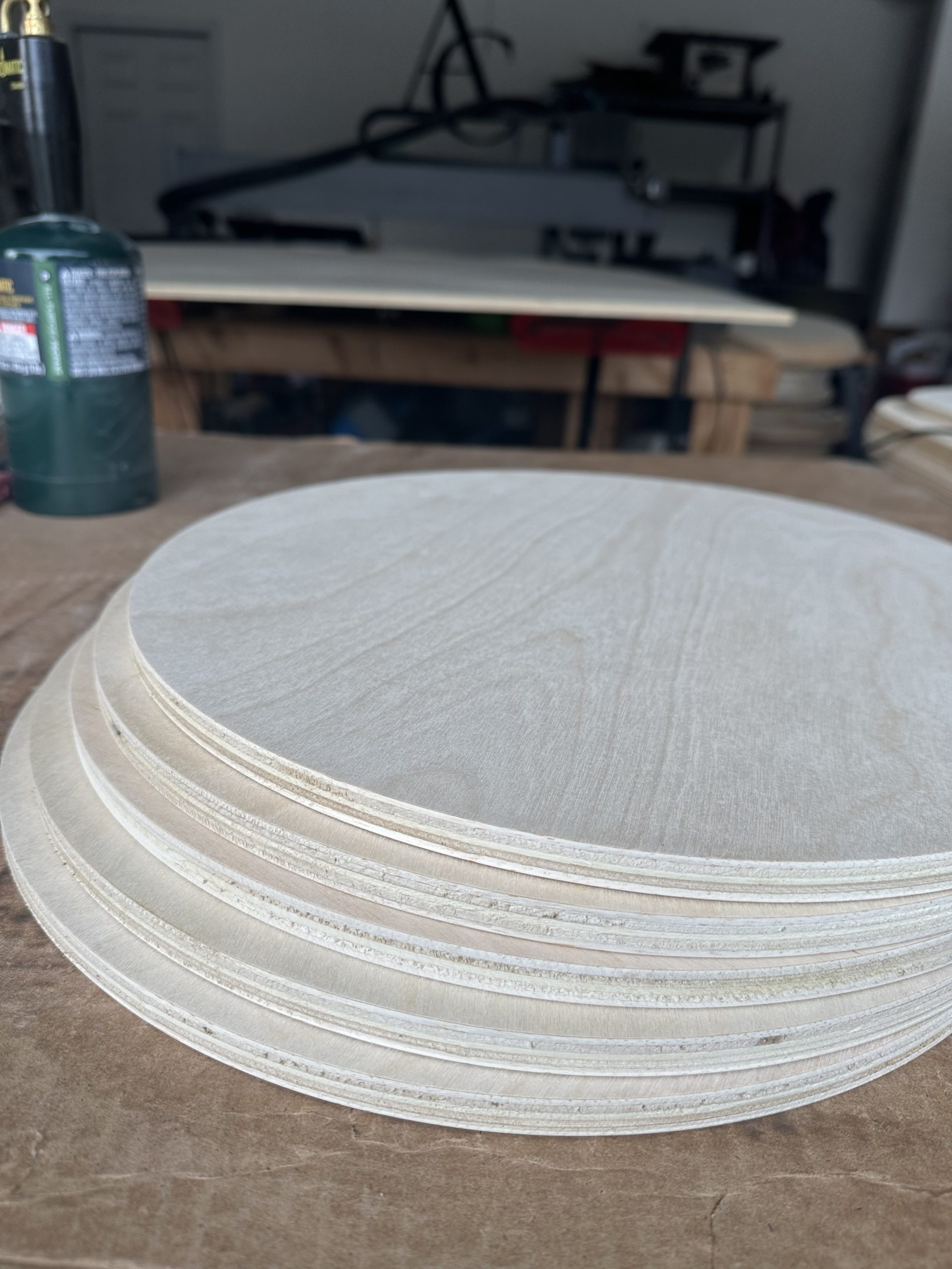 12-Pack | 18" Birch Wood Rounds | 1/2" Thick - Image 2