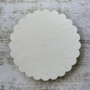 Scallop Circles | 1/4" Birch Craft Blanks - Version 1 | Made in USA