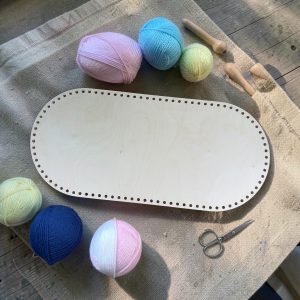 72 × 33 cm Crochet Changing Basket Base | Fits Three Little Cubs