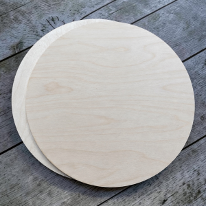 15" Baltic Birch Wood Round – 1/4" Thick - Craft Ready