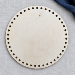 Round Crochet Basket Base (30cm) 11.81" | 44 Holes | Three Little Cubs Compatible