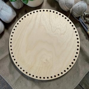 40cm Crochet Basket Base – 60 Holes | Three Little Cubs Compatible