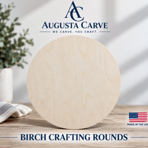 Baltic Birch Wood Round – 1/4" Thick - Craft Ready